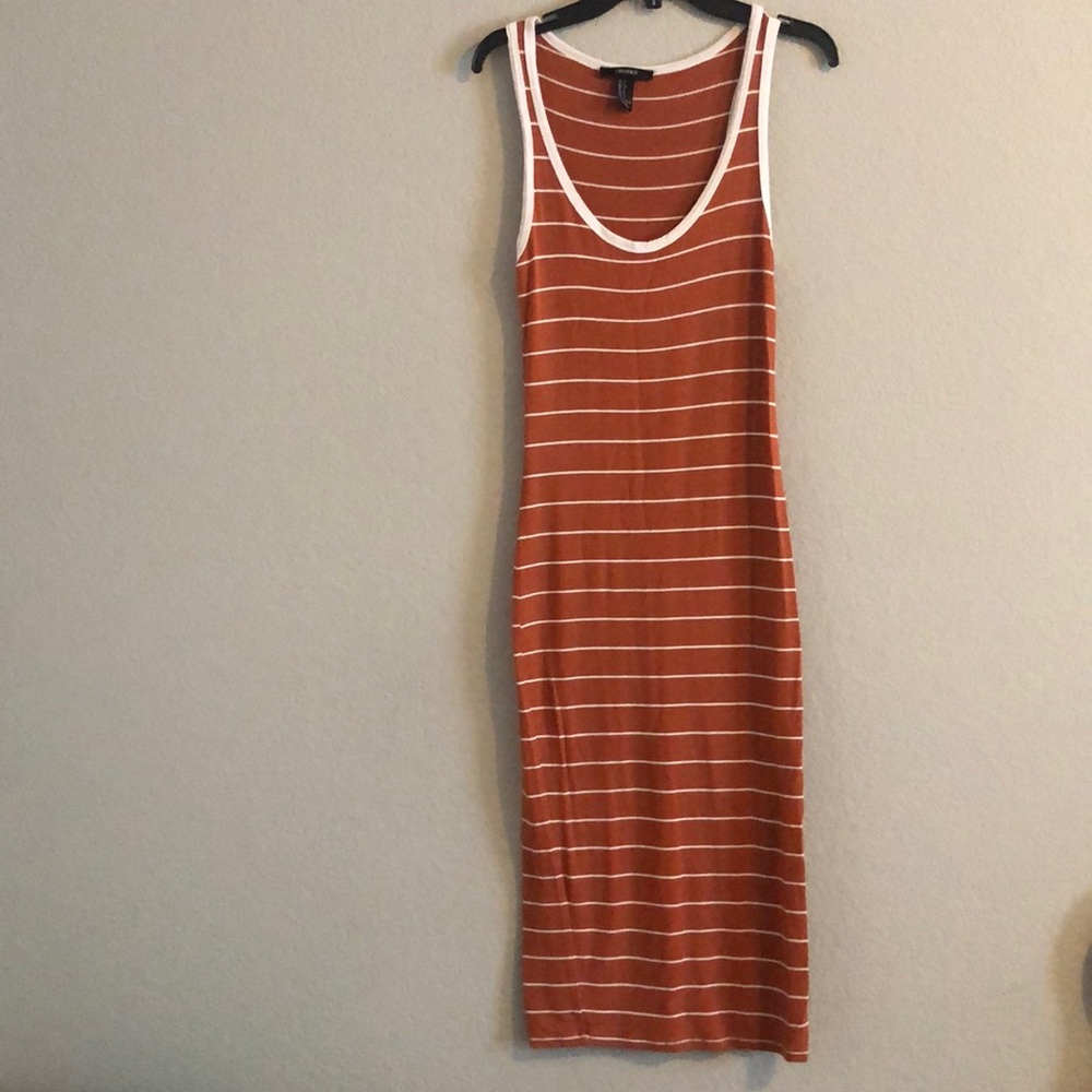 Striped Maxi Bodycon Dress